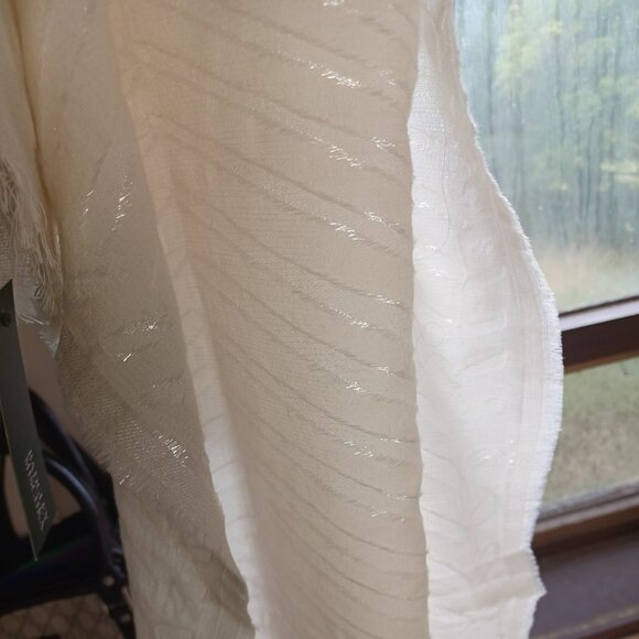 Badgley Mishka New With Tags Scarf Ivory - Picture 4 of 4